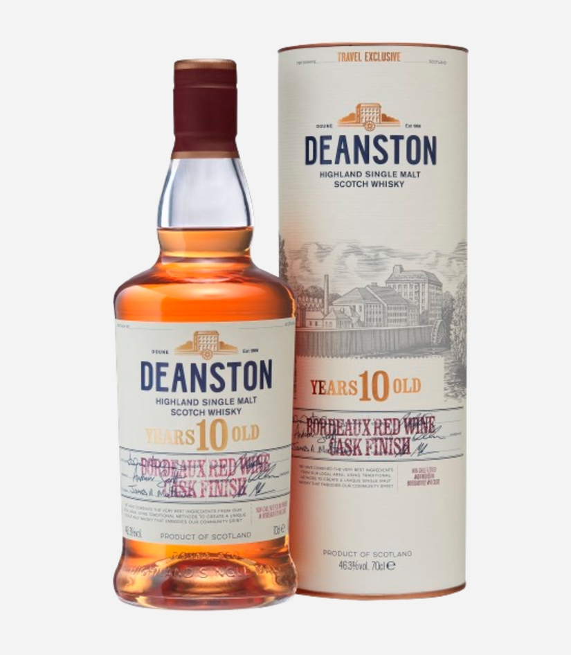 Deanston 10 Year Old Bordeaux Red Wine Cask Finish Whisky